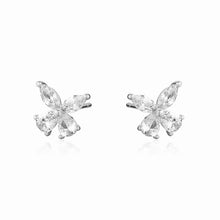 Load image into Gallery viewer, BUTTERFLY CRYSTAL STUDS