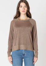 Load image into Gallery viewer, SHIMMER RAGLAN LUREX SWEATER