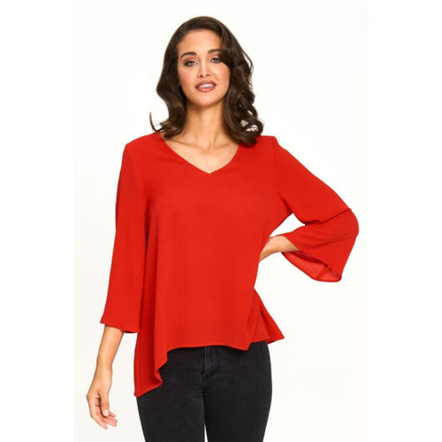 ASYMMETRICAL TUNIC BLOUSE