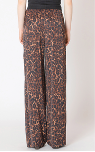 ANIMAL PRINT FLOWY PANT