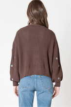 Load image into Gallery viewer, BROWNIE EMBROIDERED OPEN CARDIGAN