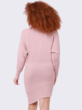 Load image into Gallery viewer, ASYMMETRICAL SWEATER DRESS