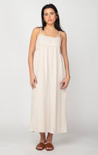 Load image into Gallery viewer, LINEN BLEND MIDI DRESS