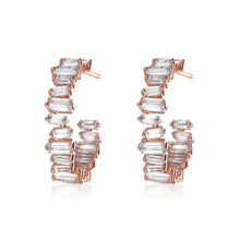 Load image into Gallery viewer, LIMLIM SMALL BAGUETTE HOOPS