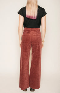 BURGUNDY CORDUROY PANTS