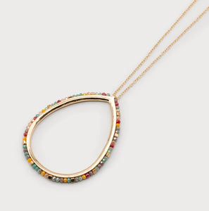 TEAR DROP PENDANT NECKLACE