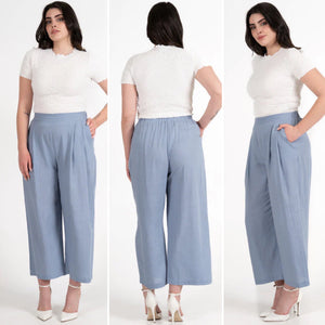 LINEN BLEND PANTS