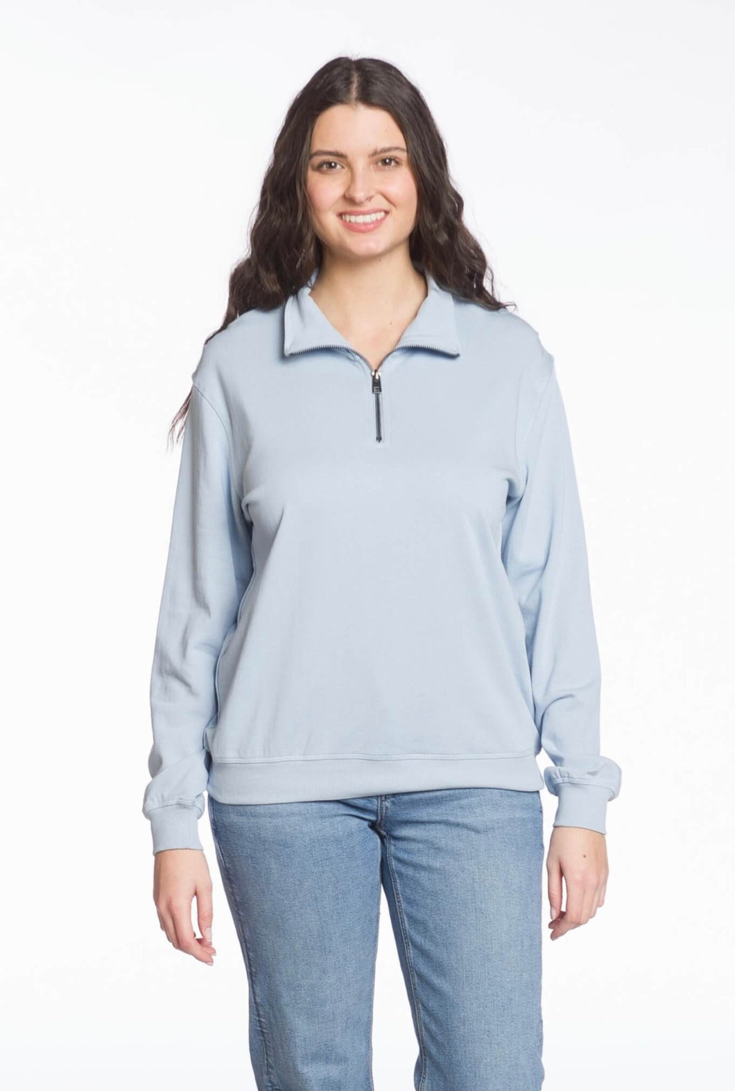 FRENCH TERRY 1/4 ZIP PULLOVER