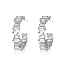 Load image into Gallery viewer, LIMLIM SMALL BAGUETTE HOOPS