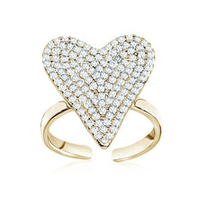 Load image into Gallery viewer, HEART PAVE RING