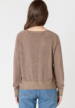 Load image into Gallery viewer, SHIMMER RAGLAN LUREX SWEATER