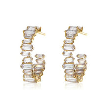 Load image into Gallery viewer, LIMLIM SMALL BAGUETTE HOOPS