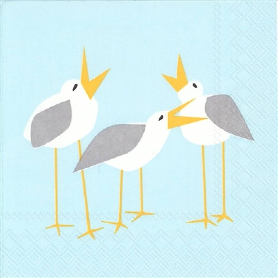 NAUTICAL COCKTAIL NAPKINS