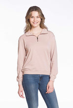 Load image into Gallery viewer, FRENCH TERRY 1/4 ZIP PULLOVER