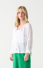 Load image into Gallery viewer, EMBROIDERED BLOUSE w/ FLOWERS
