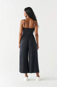 BLACK WIDE LEG JUMPSUIT
