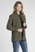 Load image into Gallery viewer, BUTTON FRONT JACKET WITH POCKETS