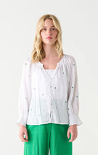 Load image into Gallery viewer, EMBROIDERED BLOUSE w/ FLOWERS