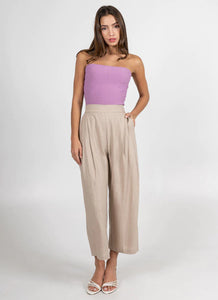 LINEN BLEND PANTS
