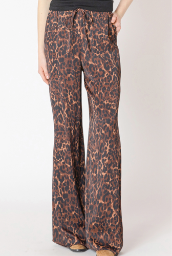 ANIMAL PRINT FLOWY PANT