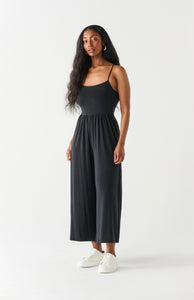 BLACK WIDE LEG JUMPSUIT