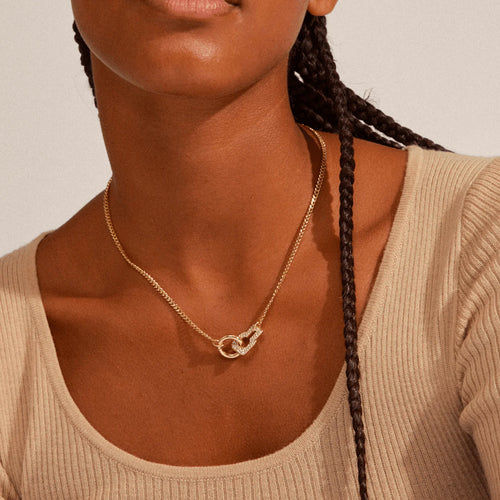 LEARN RECYCLED PENDENT NECKLACE