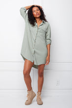 Load image into Gallery viewer, PENELOPE CARGO SHIRT DRESS