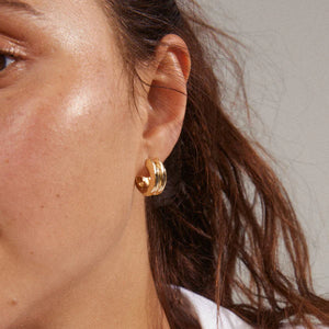 REFLECT HOOP EARRINGS