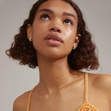 Load image into Gallery viewer, BE CRYSTAL HUGGIE HOOPS