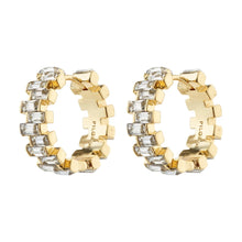 Load image into Gallery viewer, CREATE CRYSTAL HOOPS