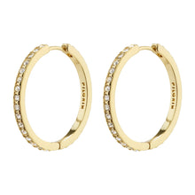 Load image into Gallery viewer, BE CRYSTAL HOOPS
