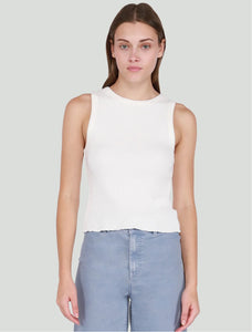 WAFFLE KNIT TANK TOP