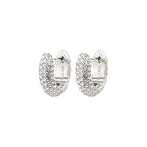 LONA CHUNKY CRYSTAL HUGGIE HOOPS