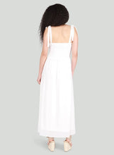 Load image into Gallery viewer, TIED SMOCKED MAXI DRESS