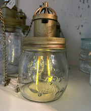 Load image into Gallery viewer, MASON JAR SOLAR LAMP SMALL