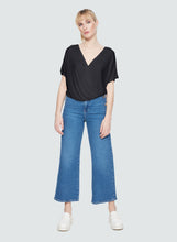 Load image into Gallery viewer, MID BLUE WASH HIGH RISE CULOTTE