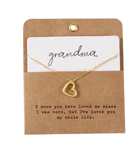 NEW MOM/GRANDMA/GRANDDAUGHTER NECKLACE
