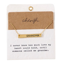 Load image into Gallery viewer, NEW MOM/GRANDMA/GRANDDAUGHTER NECKLACE