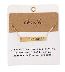 NEW MOM/GRANDMA/GRANDDAUGHTER NECKLACE