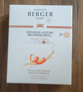 MAISON BERGER CAR DIFFUSER REFILLS
