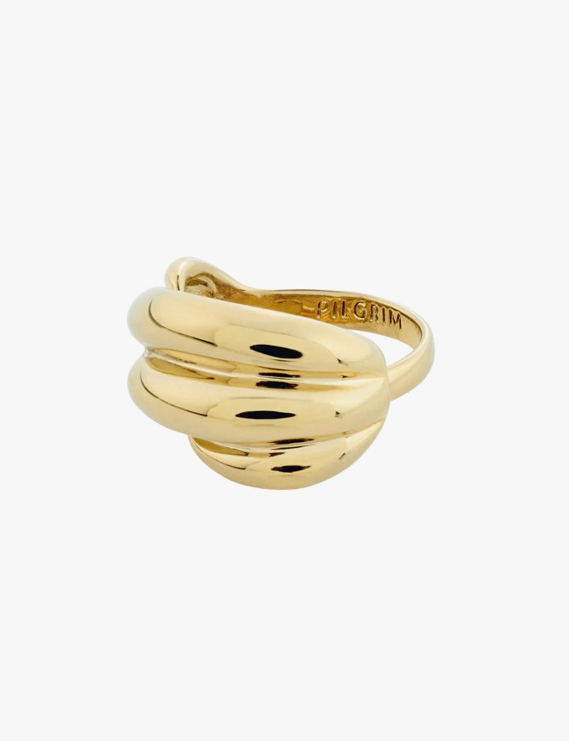 COURAGEOUS TWIRL DECO ADJUSTABLE RING