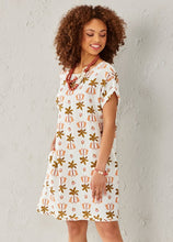 Load image into Gallery viewer, COTTON SHORT SLEEVE DRESS