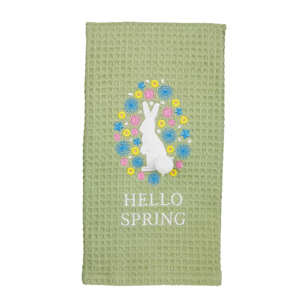 EASTER WAFFLE WEAVE TOWELS