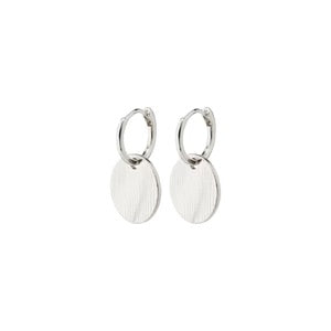 LOVE COIN HOOP EARRINGS