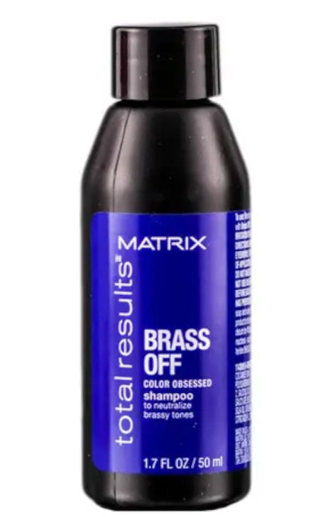 Matrix Brass Off Blue Shampoo, Refreshes & Neutralizes Brassy