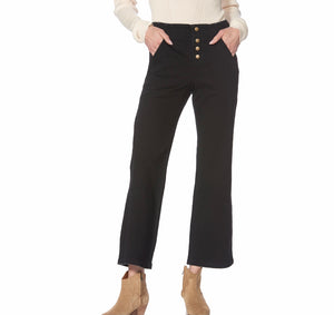 HUE FRAYED FINISH CROPPED FLARE