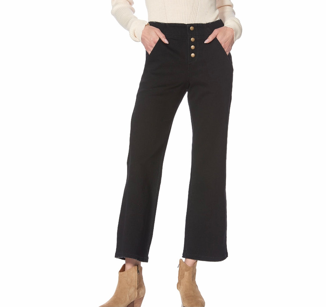 HUE FRAYED FINISH CROPPED FLARE
